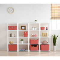 SANKA カラーボックス用収納ケース　カタス　S　ピンク 220677 1個（直送品）