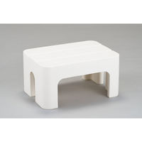 SANKA ステップ 踏み台 高さ20cm 耐荷重 100kg S&W サンバッサ 日本製 ホワイト 312763 1個