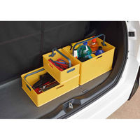 SANKA 収納ボックス 持ち手付き 収納ケース squ+ インボックス S プラスチック 日本製 イエロー 312766 1個（直送品）