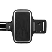 オウルテック 防水防汗性能 装着しながらスマホの操作ができるアームバンド ブラック OWL-ARMBND01-BK 1個