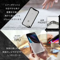 オウルテック iPhoneSE(第2~3世代)/8/7/6s専用耐衝撃ケース クリア OWL-CVIC4709-CL 1個