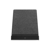 オウルテック ファブリック調デザイン スタンド型Qiワイヤレス充電器 STANQi ブラック OWL-QI10W05-BK 1個