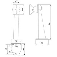 マザーツール ハウジング用ブラケット SDー205N 1セット(5個)（直送品）