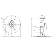 マザーツール カメラ用スタンド SDー224A SD-224A 1セット(5個)（直送品）