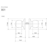 ウエスト WEST 801ーN0005ーSS3 取替玉座 55513511 1セット（直送品）