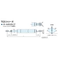 TSB ガススプリング TGS580ー235.5ー130ーB 1個（直送品）