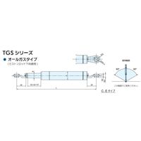 TSB ガススプリング TGS833ー360ー490ーC 1個（直送品）