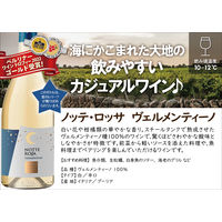 イタリア　ノッテ・ロッサ ヴェルメンティーノ  白ワイン　辛口　750ml 1本　日本酒類販売