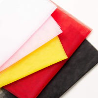 コスモテキスタイル セミハードチュール生地 50デニール 巾115cm×(半折)2m切売カット 黒 AD5035-20-2M（直送品）