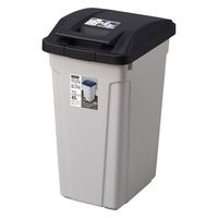 アスベル ハンドル付分別ペール45L ブラック 6649 1個（直送品）