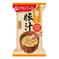 アサヒグループ食品　アマノフーズ 旨だし 豚汁　1セット（20食：10食入×2箱）