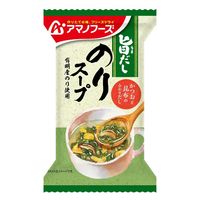 アサヒグループ食品　アマノフーズ 旨だし のりスープ　1箱（10食入）