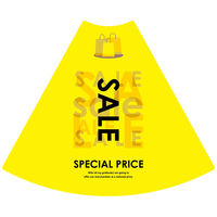 サインアーテック ＰＯＰコーン大　ＰＯＰＭー２　ＳＡＬＥ黄　1セット（2枚入）（直送品）