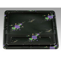 アヅミ産業 仕出弁当 T-138A (蓋三彩)会席膳セット 160枚(20枚×8) 00490099 1ケース(160枚入(20枚×8袋))（直送品）