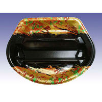 デンカポリマー 惣菜容器 夢扇15本体 優花 600枚(50枚×12) 55073 1ケース(600枚入(50枚×12袋))（直送品）