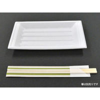 デンカポリマー トレー L-2舟皿大 3000枚(100枚×30) 54223 1ケース(3000枚入(100枚×30袋))（直送品）