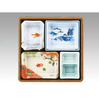 アヅミ産業 仕出弁当 T-85 セット(蓋パールグリーン) 200枚(20枚×10) 905042 1ケース(200枚入(20枚×10袋))（直送品）