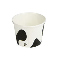 菓子容器 ND-55FCL(53H)片面PET 牛柄 伊藤景パック　2000枚(100枚×20) 9100182　伊藤景パック産業（直送品）