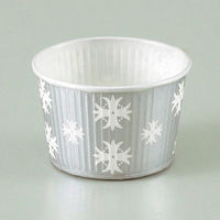 菓子容器 プリーツカップ43F 銀 伊藤景パック　2000枚(100枚×20) 9113339　伊藤景パック産業（直送品）