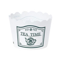 菓子容器 NP-6F(50H) ティータイム(晒) 伊藤景パック　2500枚(100枚×25) 9114050　伊藤景パック産業（直送品）
