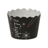 菓子容器 NP-6F(50H) ライト黒 伊藤景パック　2500枚(100枚×25) 9133200　伊藤景パック産業（直送品）