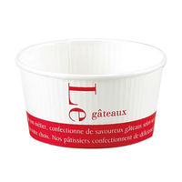 菓子容器 ND-65FCL(40H) ル・ガトーレッド 伊藤景パック　2000枚(100枚×20) 9134136　伊藤景パック産業（直送品）