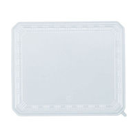 アヅミ産業 弁当容器 EW-410 本体・蓋透明セット 400枚(50枚×8) EW410S 1ケース(400枚入(50枚×8袋))（直送品）