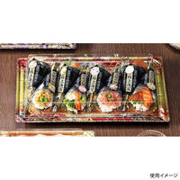 寿司容器 バイオPET 美枠寿司 3-7 OC　300枚(25枚×12) FAPR560　リスパック（直送品）