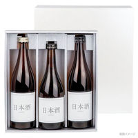 ヤマニパッケージ 贈答箱 K-1582 白銀720ml×3本 30枚(15枚×2) 1ケース(30枚入(15枚×2袋))（直送品）