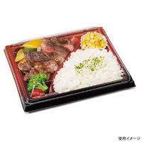 弁当容器 バイオ晴箱膳 80-OC　400枚(50枚×8) RHHP589　リスパック（直送品）