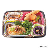 アヅミ産業 弁当容器 T-25-A 本体 刷毛目 900枚(50枚×18) T25MA-1 1ケース(900枚入(50枚×18袋))（直送品）