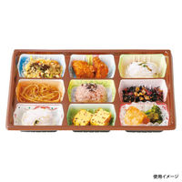 アヅミ産業 弁当容器 T-90-60-C (柄付) 600枚(50枚×12) T90-60MC 1ケース(600枚入(50枚×12袋))（直送品）