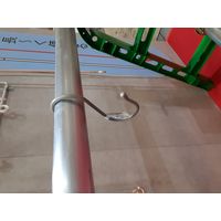 ニッサチェイン 単管パイプ用フック S型 ストーングレー A-1006 1セット(1個×5)