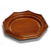 デンカポリマー 軽食容器 八角皿190本体 BW 600枚(50枚×12) 49433 1ケース(600枚入(50枚×12袋))（直送品）