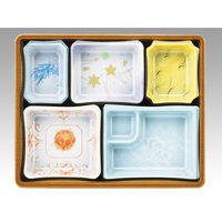 アヅミ産業 仕出弁当 T-110 松花堂パック蓋パールワイン 100枚(20枚×5) 130109 1ケース(100枚入(20枚×5袋))（直送品）