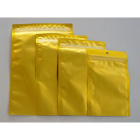 チャック付袋 片面金アルミマットチャック袋 150×245mm AG-3 500枚(100枚×5) 1ケース(500枚入(100枚×5袋))（直送品）