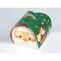 ケーキ箱 20-991CH ミニバルーンBOX クリスマス 200枚(100枚×2) 1ケース(200枚入(100枚×2袋))（直送品）