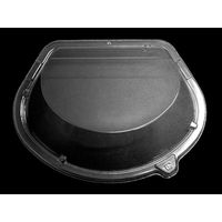 デンカポリマー 惣菜容器 夢扇15蓋 600枚(50枚×12) 55113 1ケース(600枚入(50枚×12袋))（直送品）