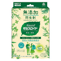 Natural ミセスロイド クローゼット・洋服ダンス用 1年防虫 1セット（3個入×6箱） 白元アース
