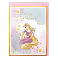 日本ホールマーク お誕生お祝い グリーティングカード立体 ディズニー ラプンツェル/箔ランタン 822460 1セット(6枚)（直送品）