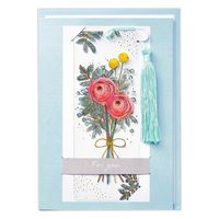 日本ホールマーク 多目的グリーティングカード しおり付き フルリール グリーン 823214 1セット(6枚)（直送品）