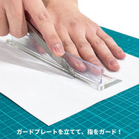 サンスター文具 指先ガード定規 YUBITECT ユビテクト クリアW S4011260 1セット(1個×10)