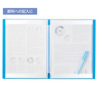 リヒトラブ CUBE FIZZ 書き込めるクリヤーブック A4 ピンク N6005-12 1セット(1冊×2)