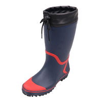 【作業用長靴】コーコス信岡「現場のチカラ」紳士カバー付きカラーブーツ M EHB-788  オリジナル