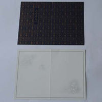 山櫻 会葬礼状 2号 二折 カード No.480 曼荼羅 CoC 322171 1セット(1箱100枚×3箱)（直送品）