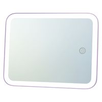 ヤマムラ LEDメイクアップミラーパープル/YBM-1730　1セット（5個入）（直送品）