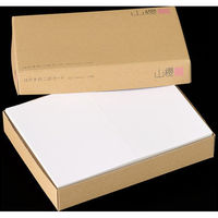 山櫻 二折カード はがき判 ケント S 並口 挨拶状用 白 無地 306002 1セット(1箱(100枚)×6)