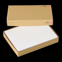 山櫻 二折 カード 1号 大礼紙 CoC 片面 挨拶状用 角丸 和紙調 無地 308007 1箱 100枚（直送品）