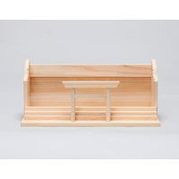 【軒先渡し】大和通商 御札・御朱印帳神棚 幅290×奥行120×高さ128mm ナチュラル AI-001 1台（直送品）