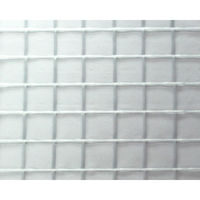 ハイロジック ビニールカーテン 透明糸入り 幅4000×高さ3000mm 厚み0.55mm 防炎タイプ 1枚（直送品）